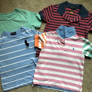 Bundle of (4) POLO Ralph Lauren Boys Shirts 3T